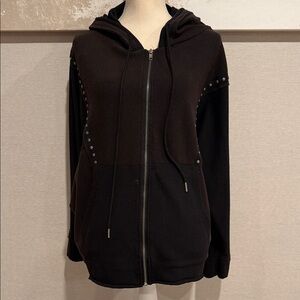 POL Black Studded Women's Hoodie size medium